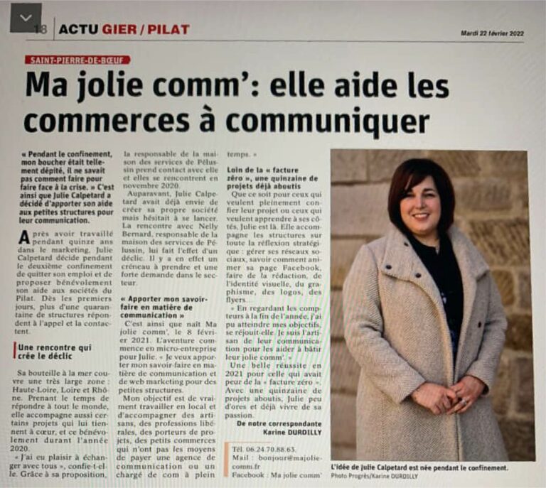 Article Le Progrès